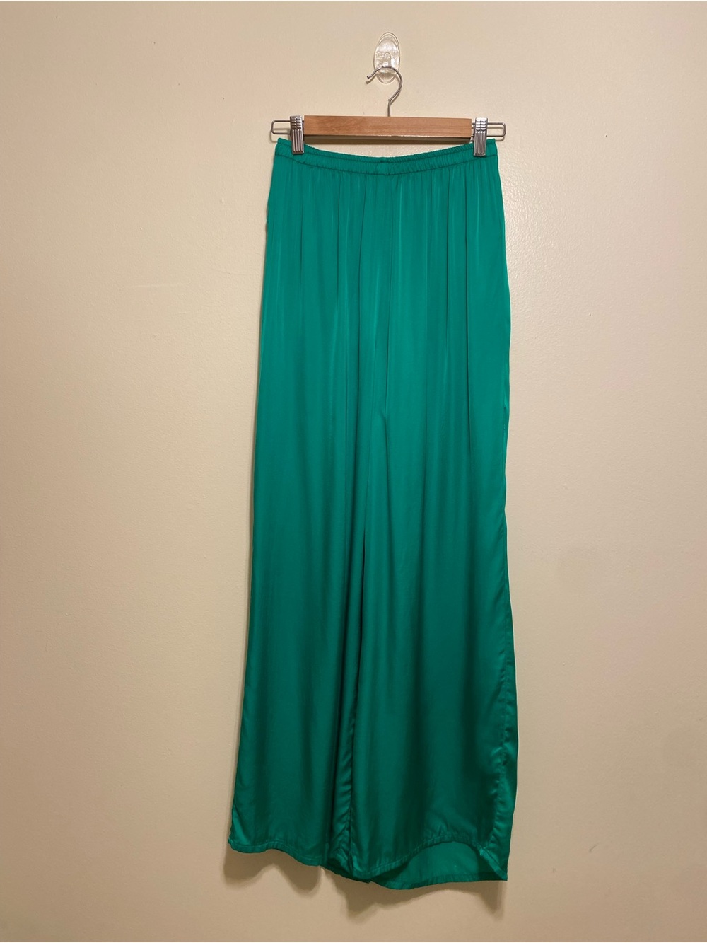 American Vintage Emerald Green Wide-Leg Pants. Size S